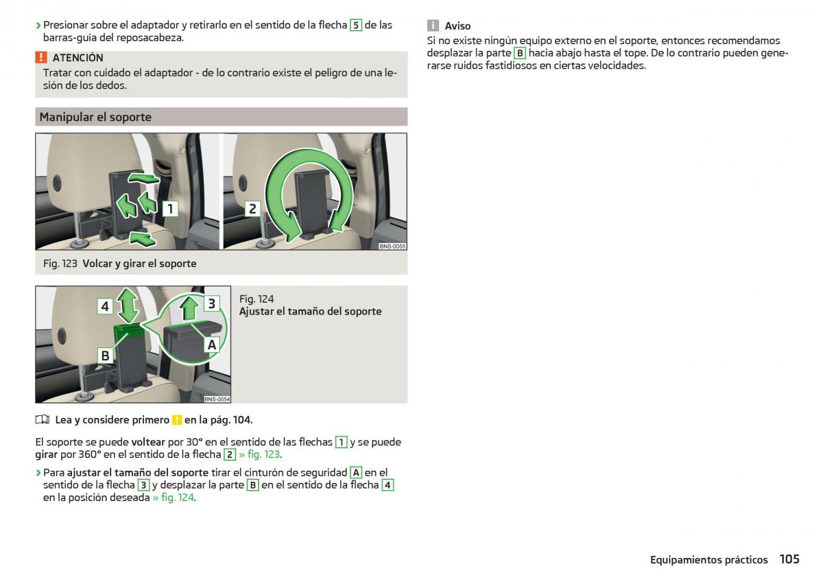 Skoda Kodiaq manual del propietario / page 107