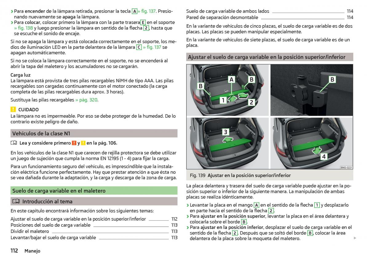 Skoda Kodiaq manual del propietario / page 114