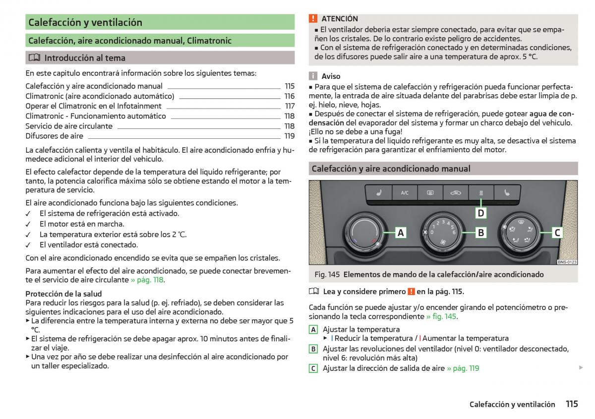 Skoda Kodiaq manual del propietario / page 117