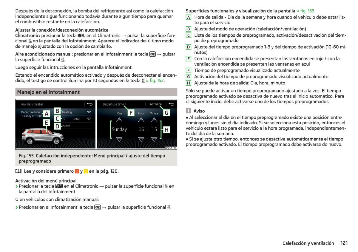 Skoda Kodiaq manual del propietario / page 123