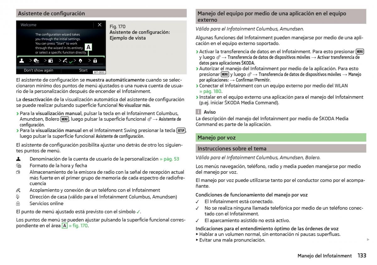 Skoda Kodiaq manual del propietario / page 135