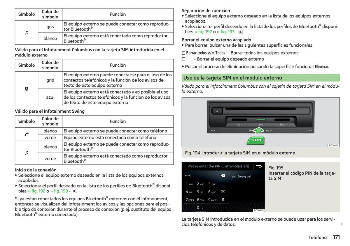 Skoda Kodiaq manual del propietario / page 173