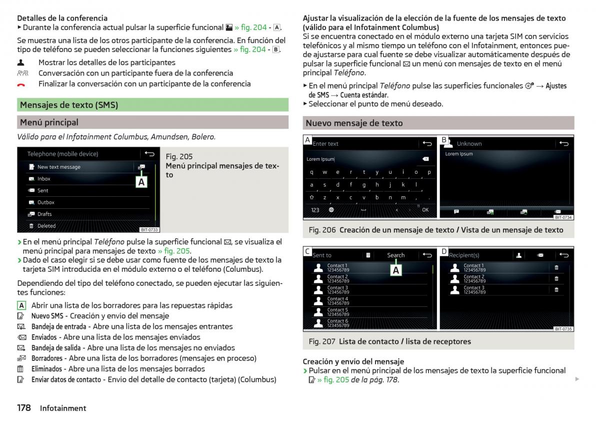 Skoda Kodiaq manual del propietario / page 180