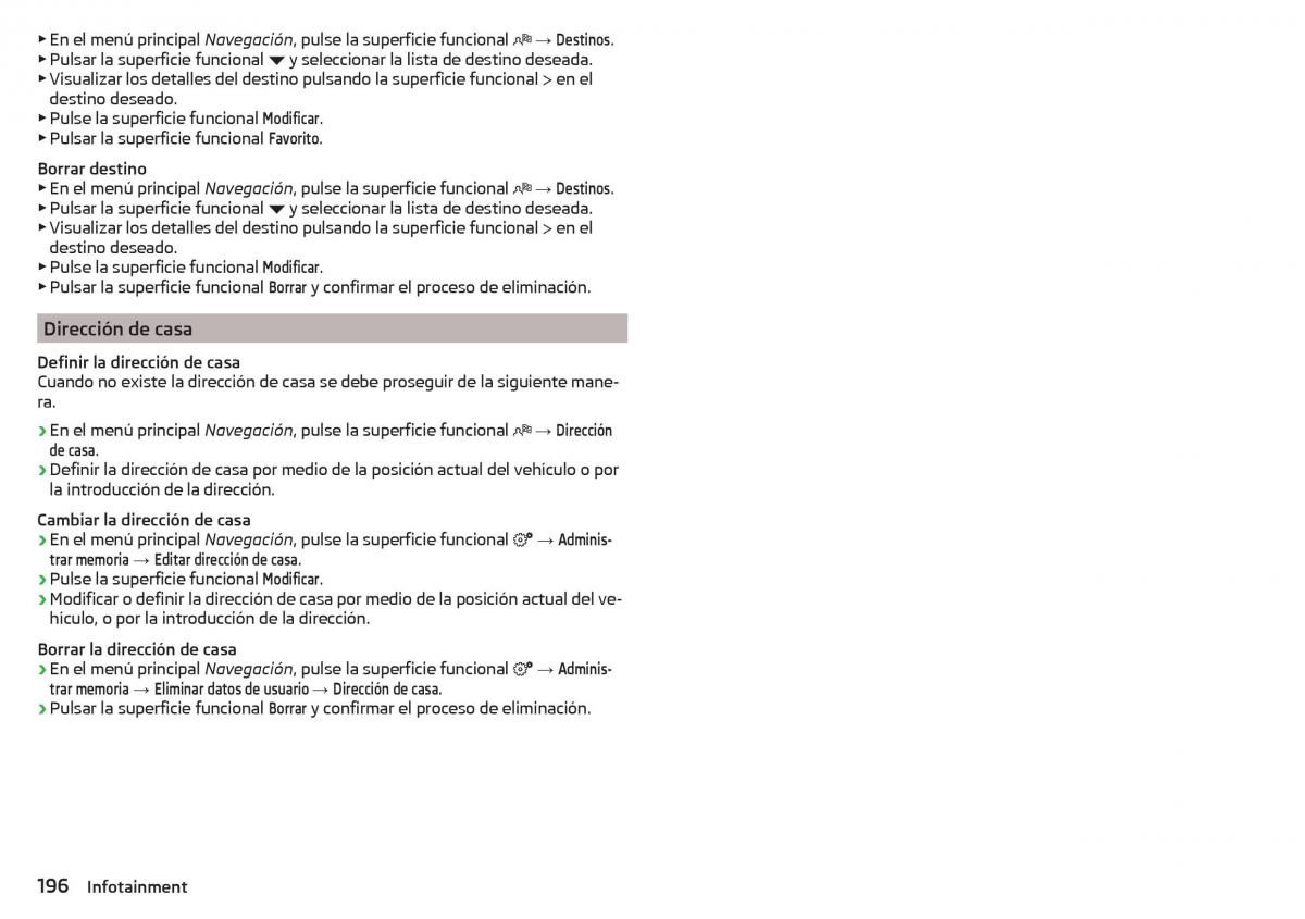 Skoda Kodiaq manual del propietario / page 198