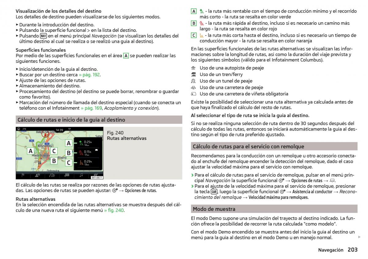 Skoda Kodiaq manual del propietario / page 205