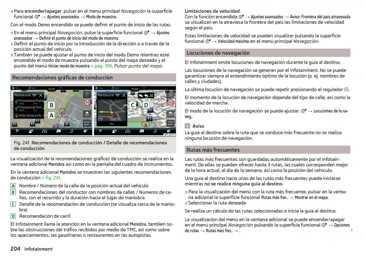 Skoda Kodiaq manual del propietario / page 206