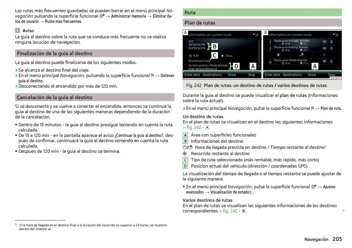 Skoda Kodiaq manual del propietario / page 207