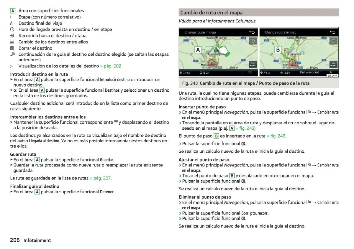 Skoda Kodiaq manual del propietario / page 208