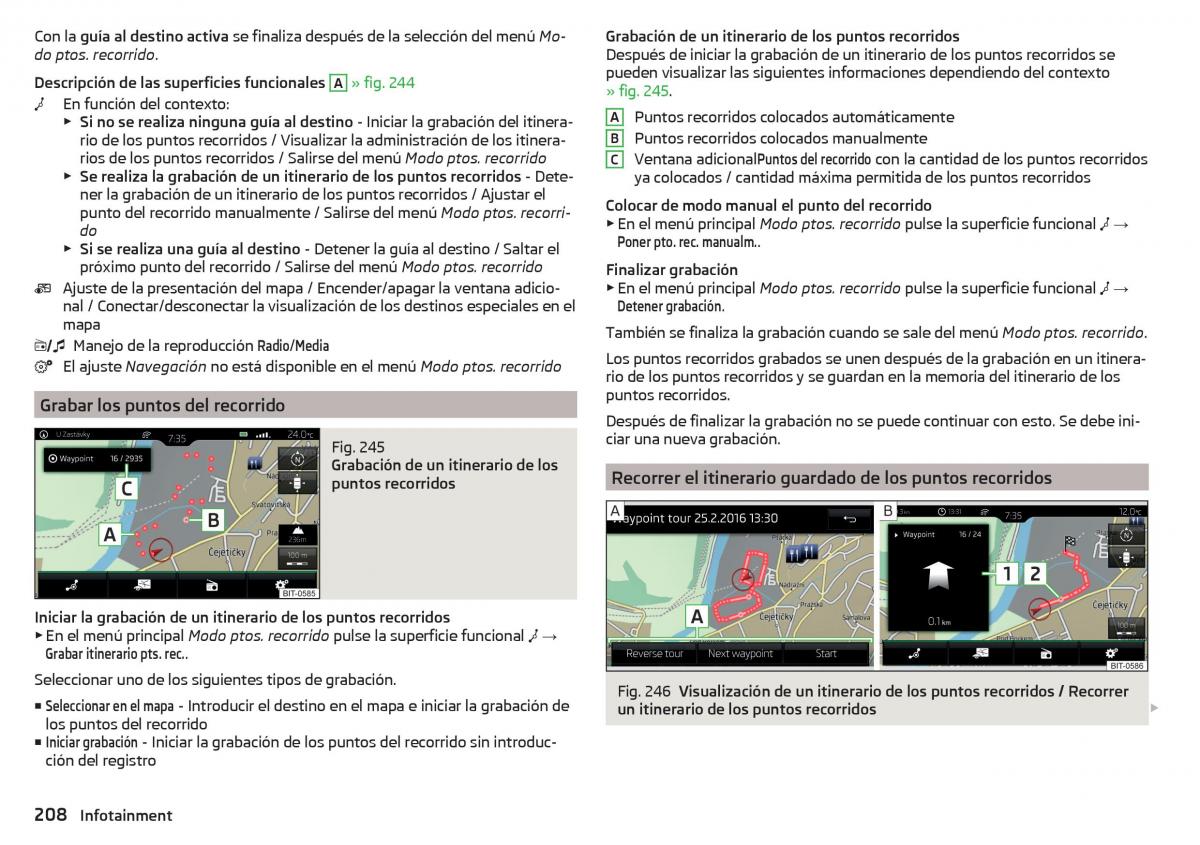 Skoda Kodiaq manual del propietario / page 210