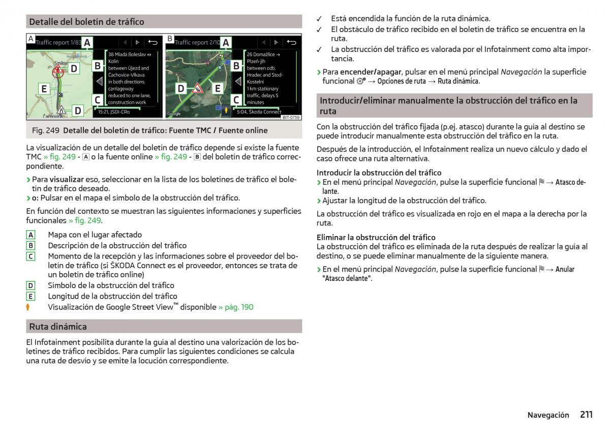 Skoda Kodiaq manual del propietario / page 213