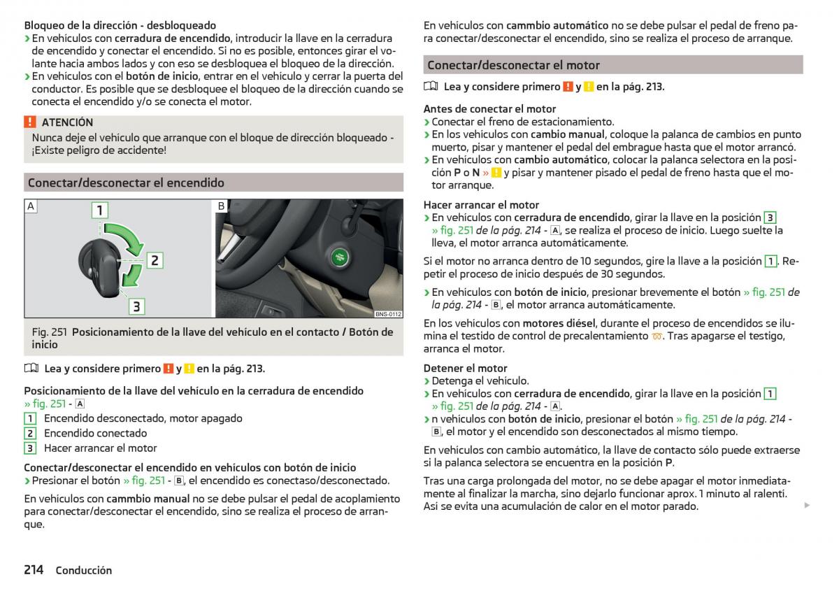 Skoda Kodiaq manual del propietario / page 216