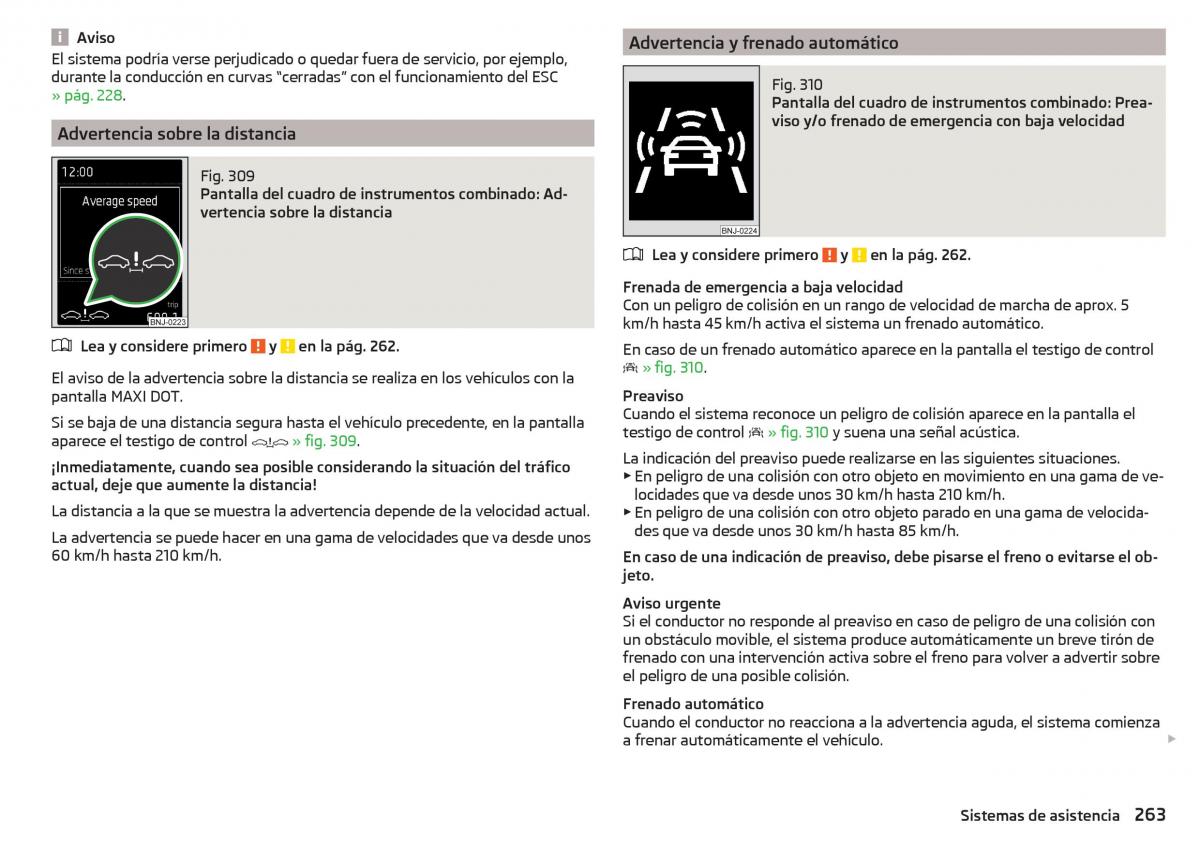 Skoda Kodiaq manual del propietario / page 265