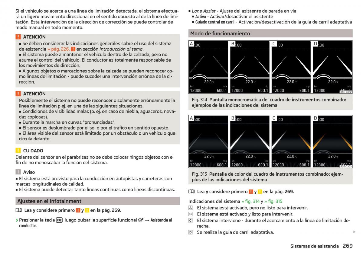 Skoda Kodiaq manual del propietario / page 271