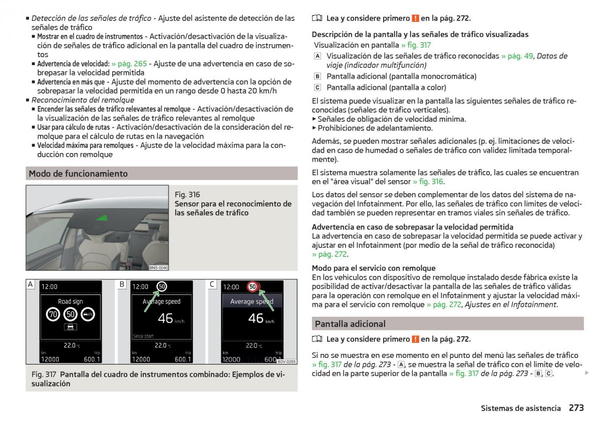 Skoda Kodiaq manual del propietario / page 275