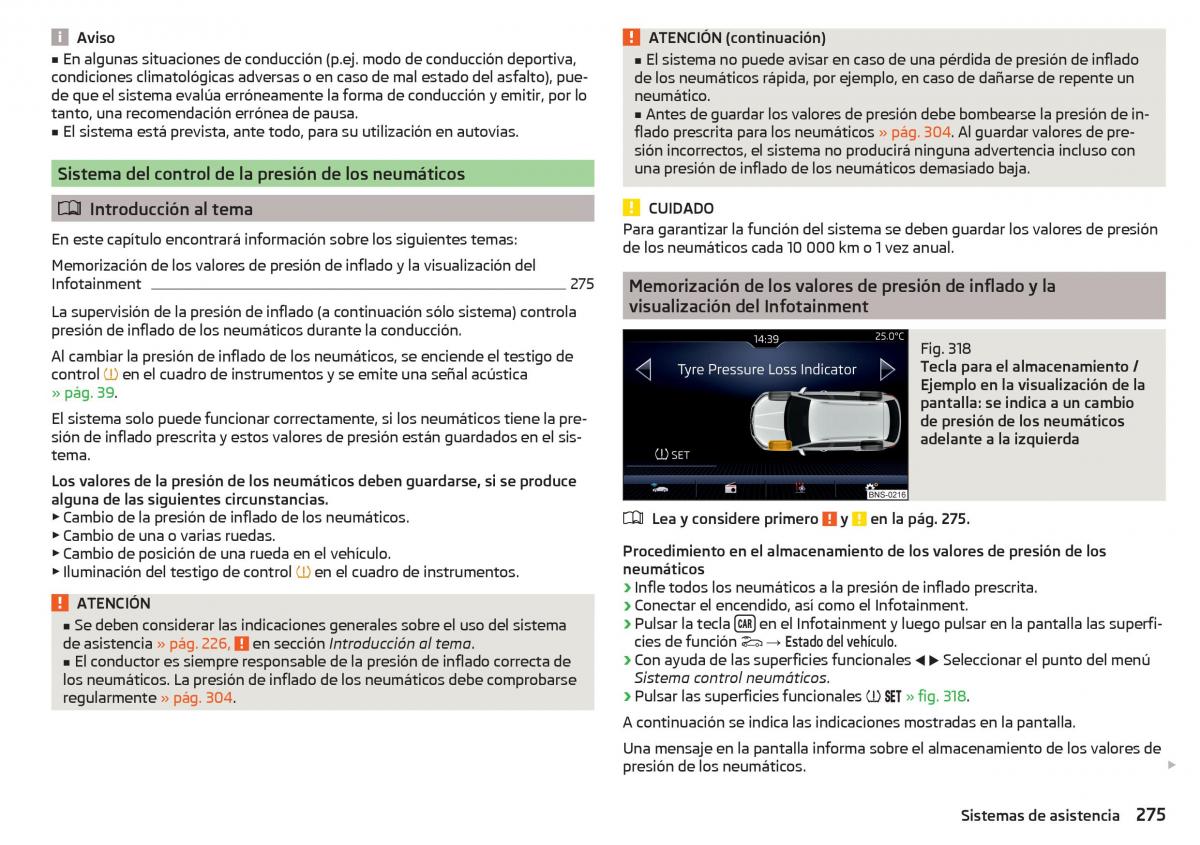 Skoda Kodiaq manual del propietario / page 277