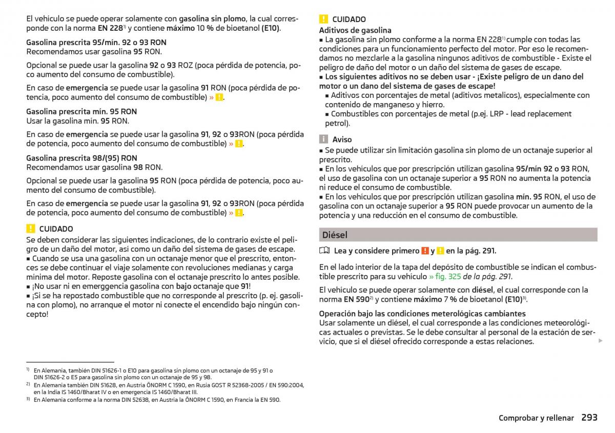 Skoda Kodiaq manual del propietario / page 295