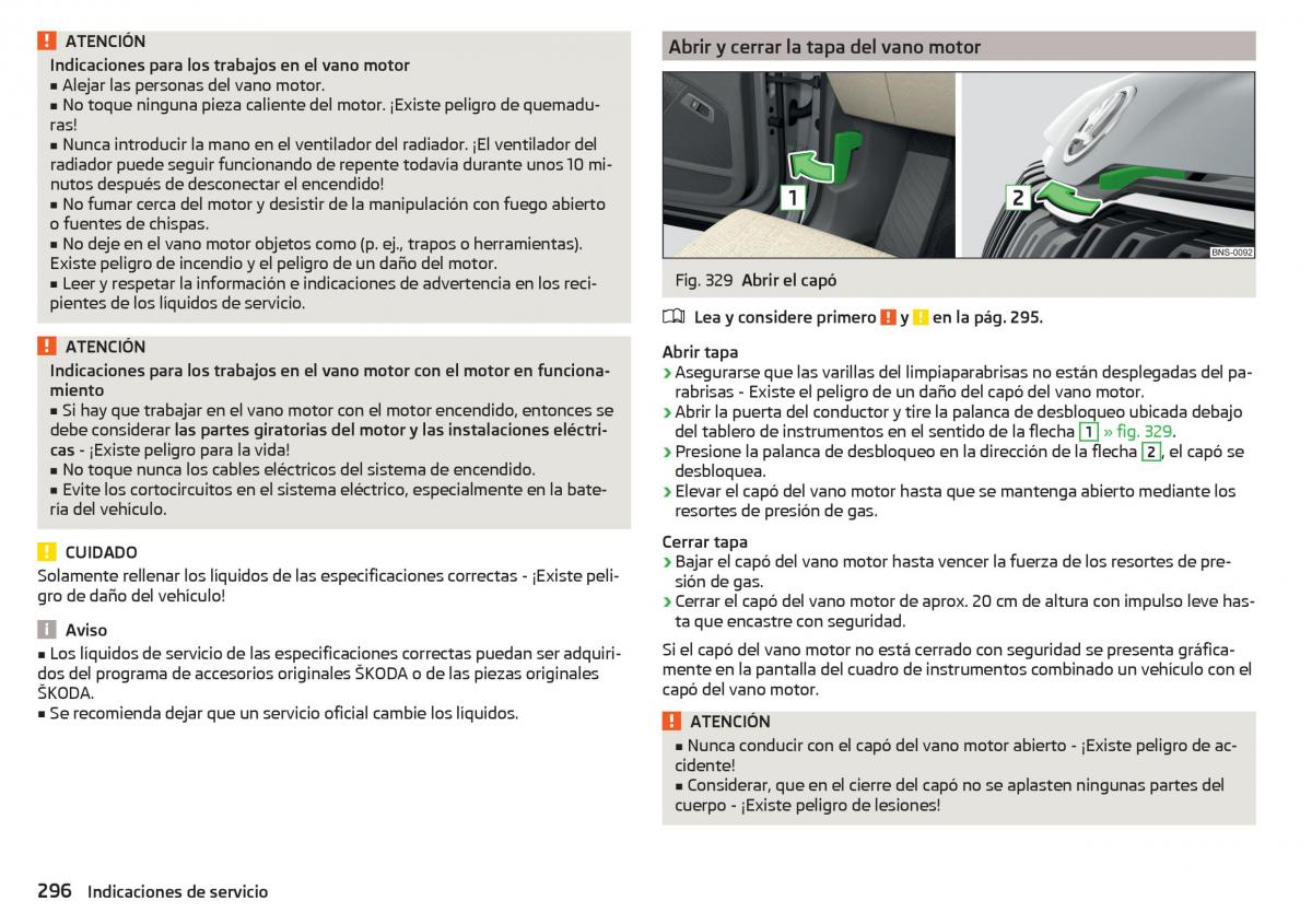 Skoda Kodiaq manual del propietario / page 298