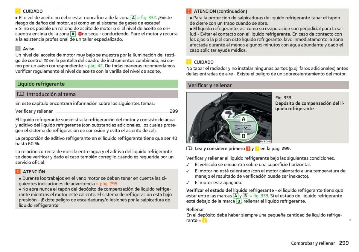 Skoda Kodiaq manual del propietario / page 301