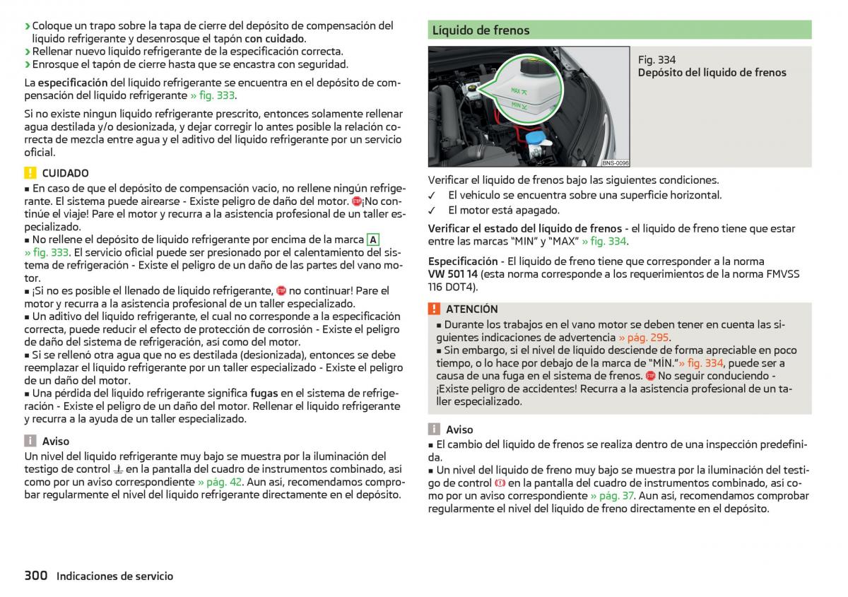 Skoda Kodiaq manual del propietario / page 302