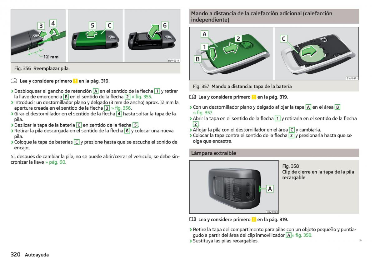 Skoda Kodiaq manual del propietario / page 322