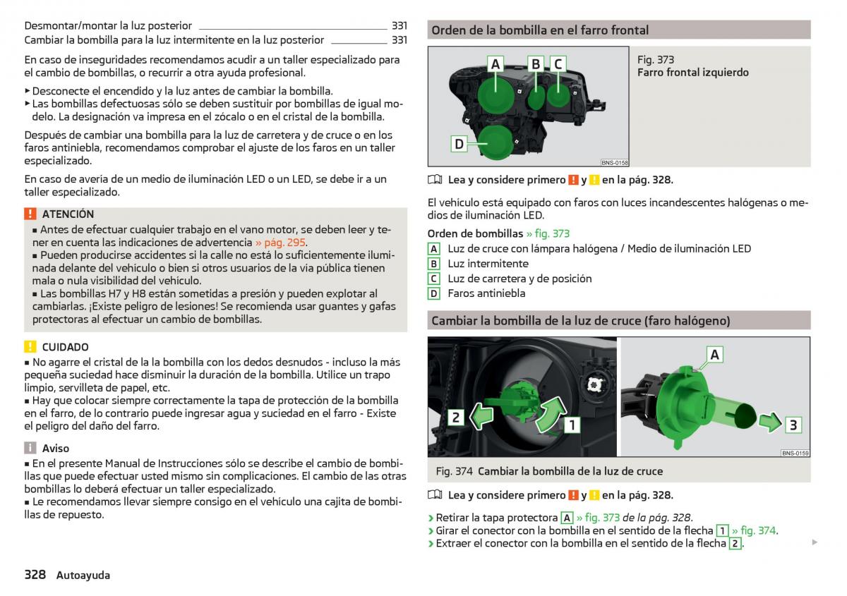 Skoda Kodiaq manual del propietario / page 330