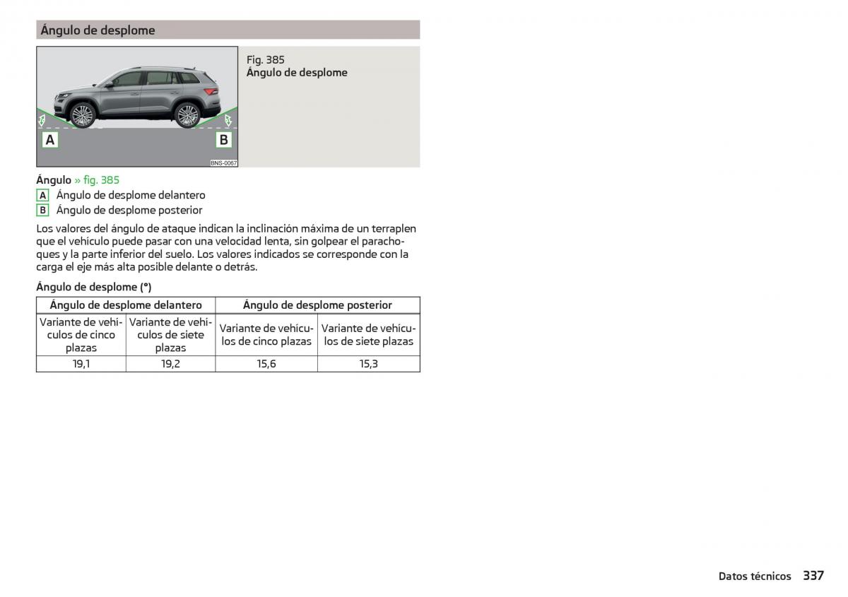 Skoda Kodiaq manual del propietario / page 339