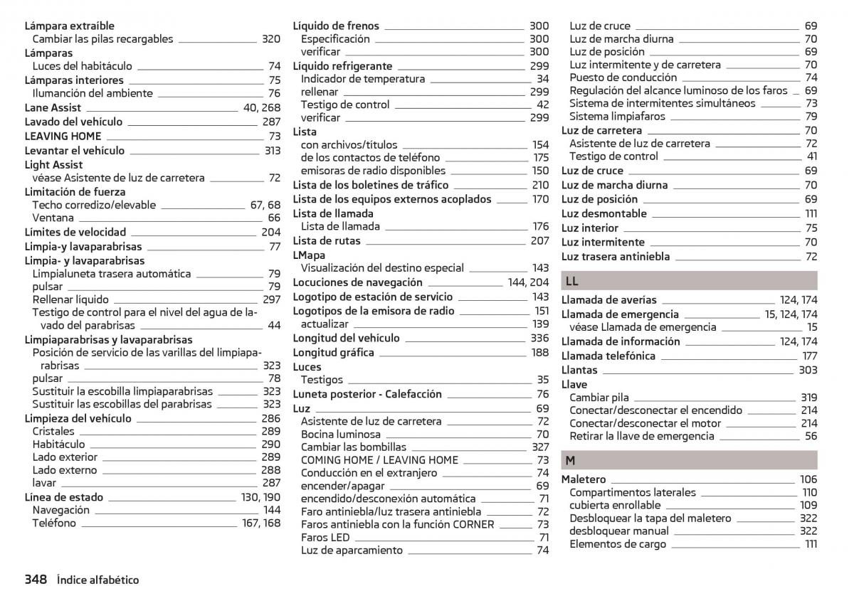 Skoda Kodiaq manual del propietario / page 350