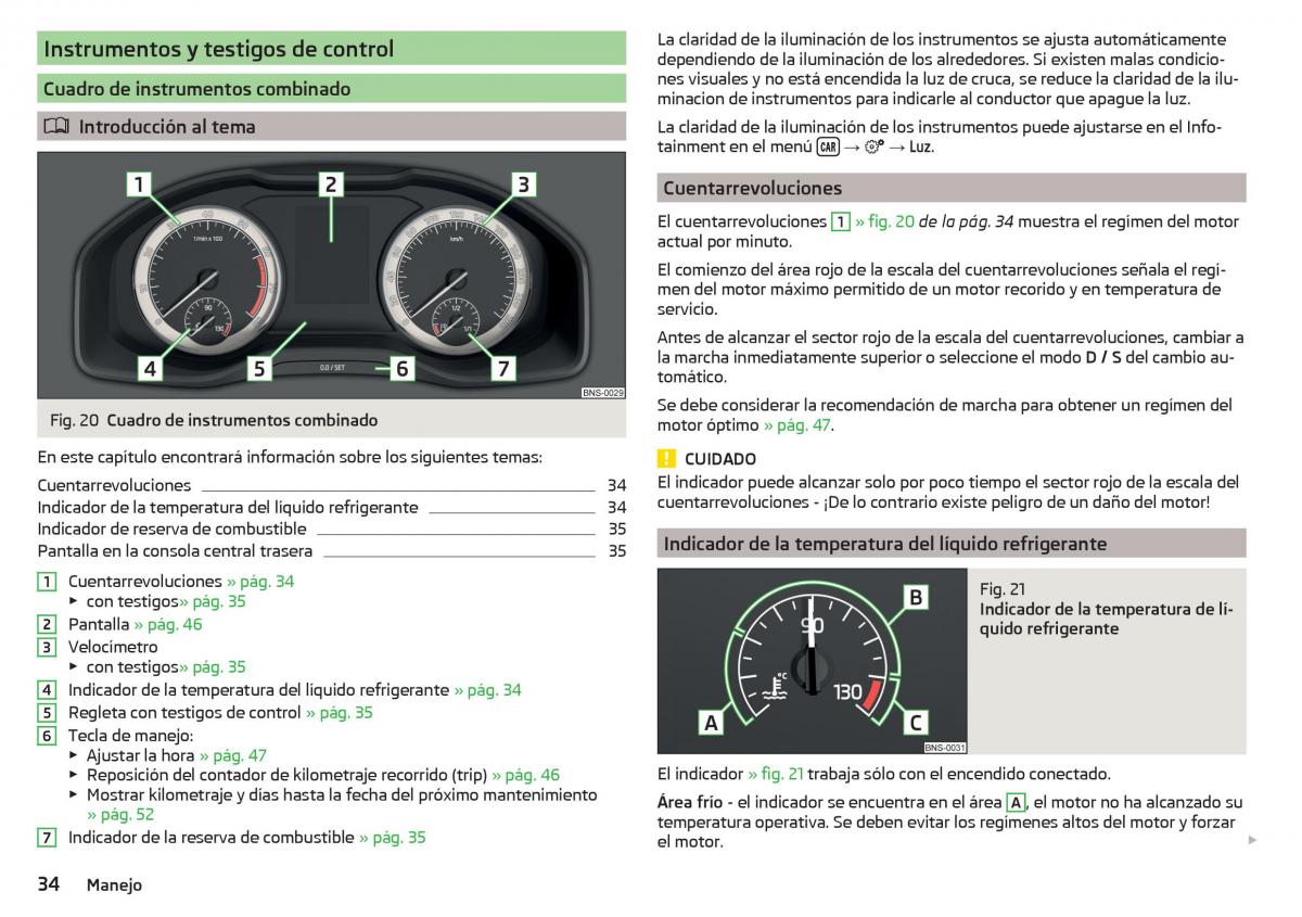 Skoda Kodiaq manual del propietario / page 36