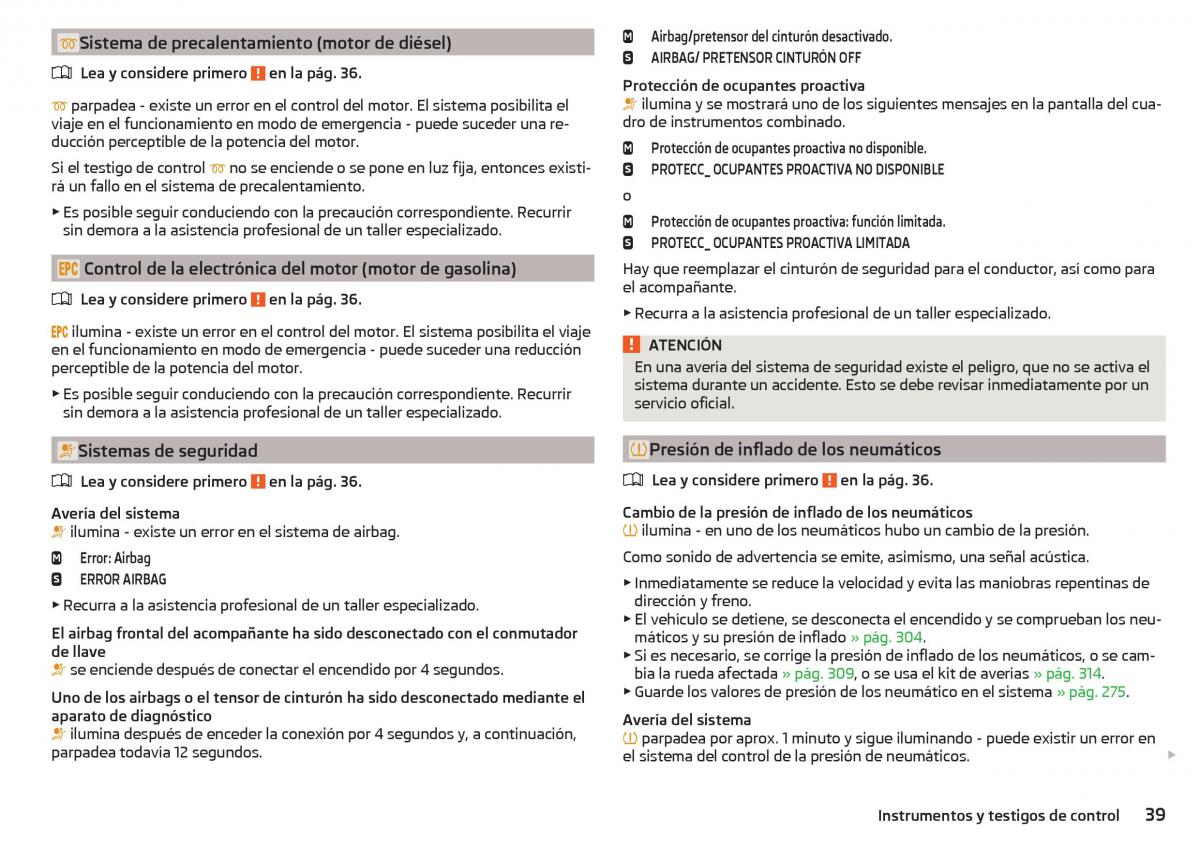 Skoda Kodiaq manual del propietario / page 41