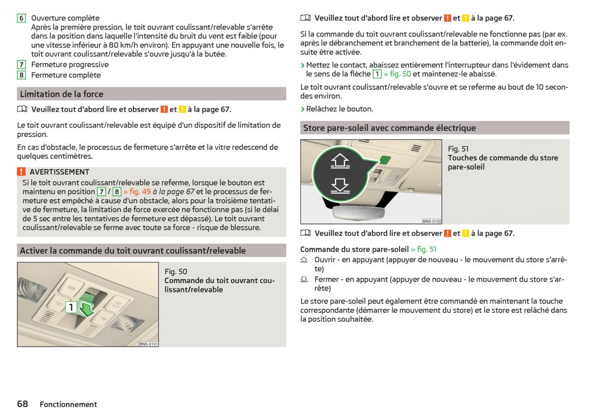 Skoda Kodiaq manuel du proprietaire / page 70