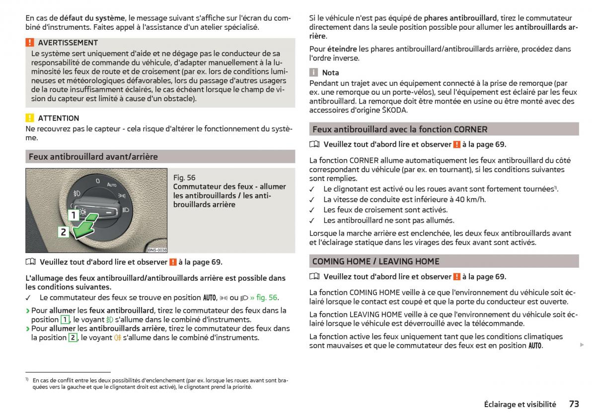 Skoda Kodiaq manuel du proprietaire / page 75