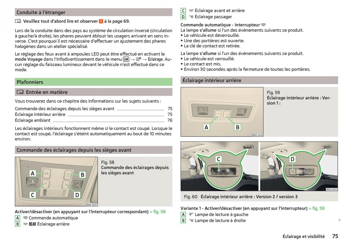 Skoda Kodiaq manuel du proprietaire / page 77