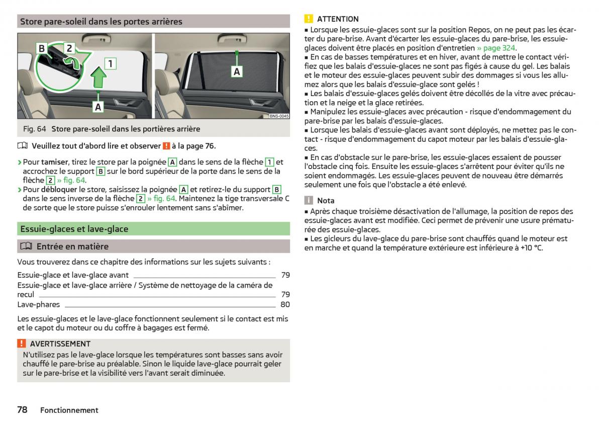 Skoda Kodiaq manuel du proprietaire / page 80