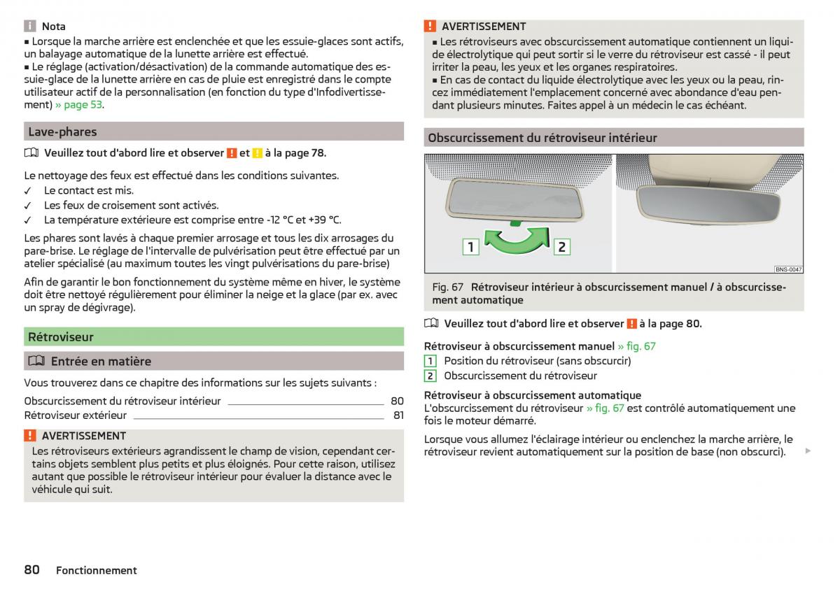 Skoda Kodiaq manuel du proprietaire / page 82