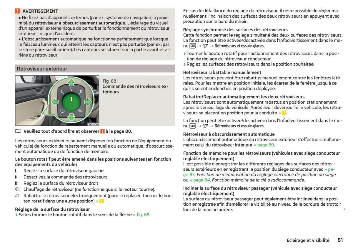 Skoda Kodiaq manuel du proprietaire / page 83