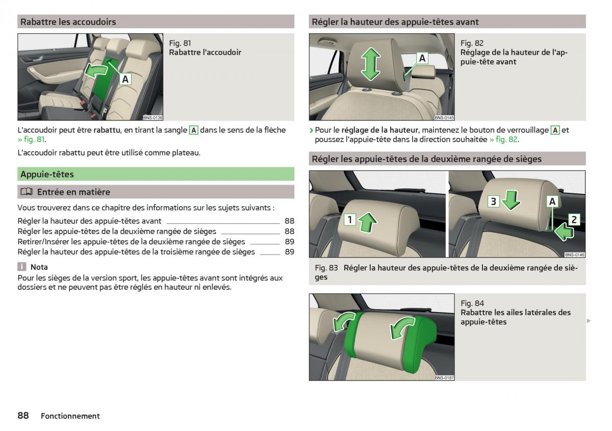 Skoda Kodiaq manuel du proprietaire / page 90