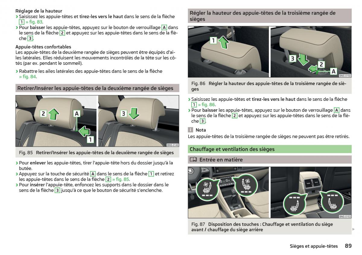 Skoda Kodiaq manuel du proprietaire / page 91