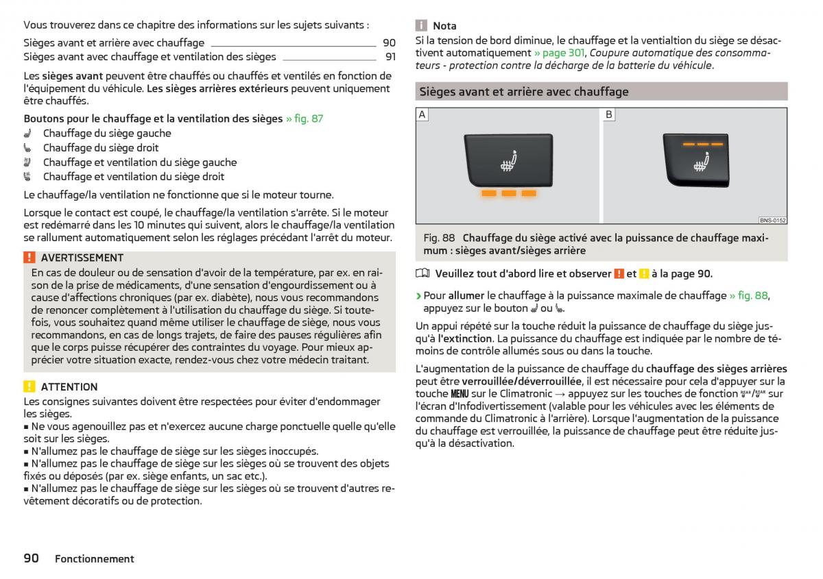 Skoda Kodiaq manuel du proprietaire / page 92