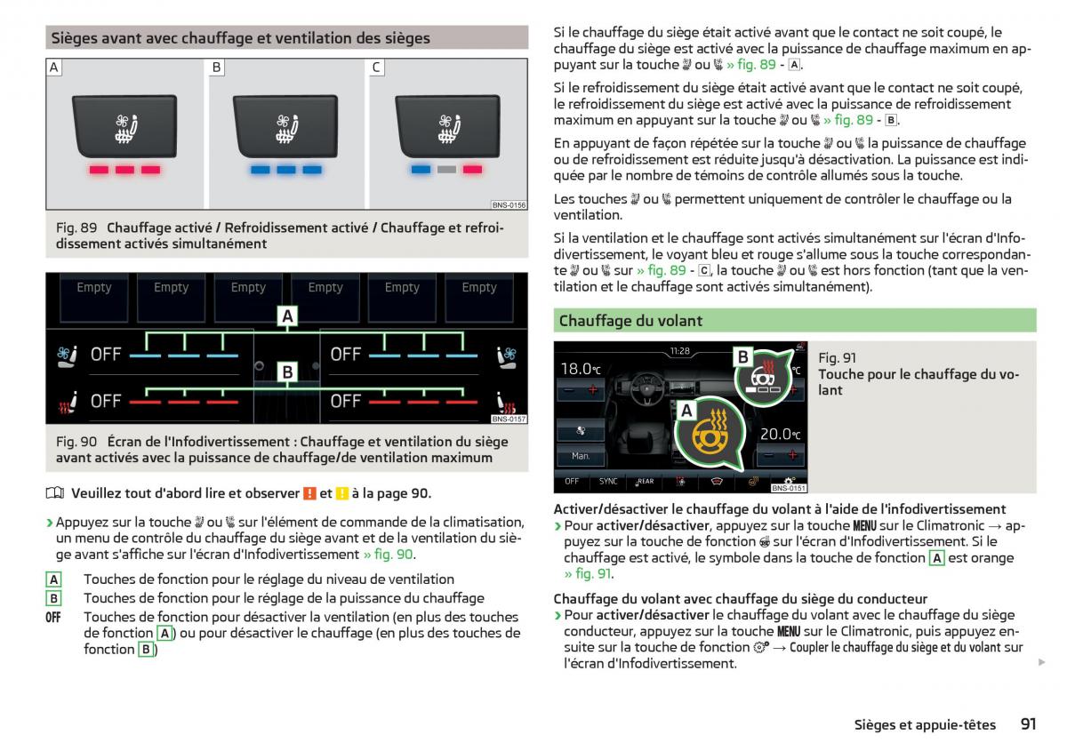 Skoda Kodiaq manuel du proprietaire / page 93