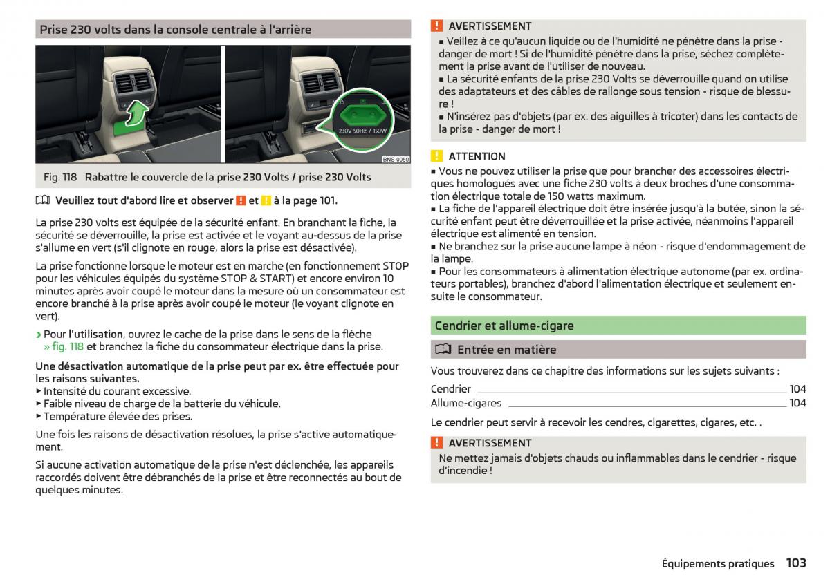 Skoda Kodiaq manuel du proprietaire / page 105