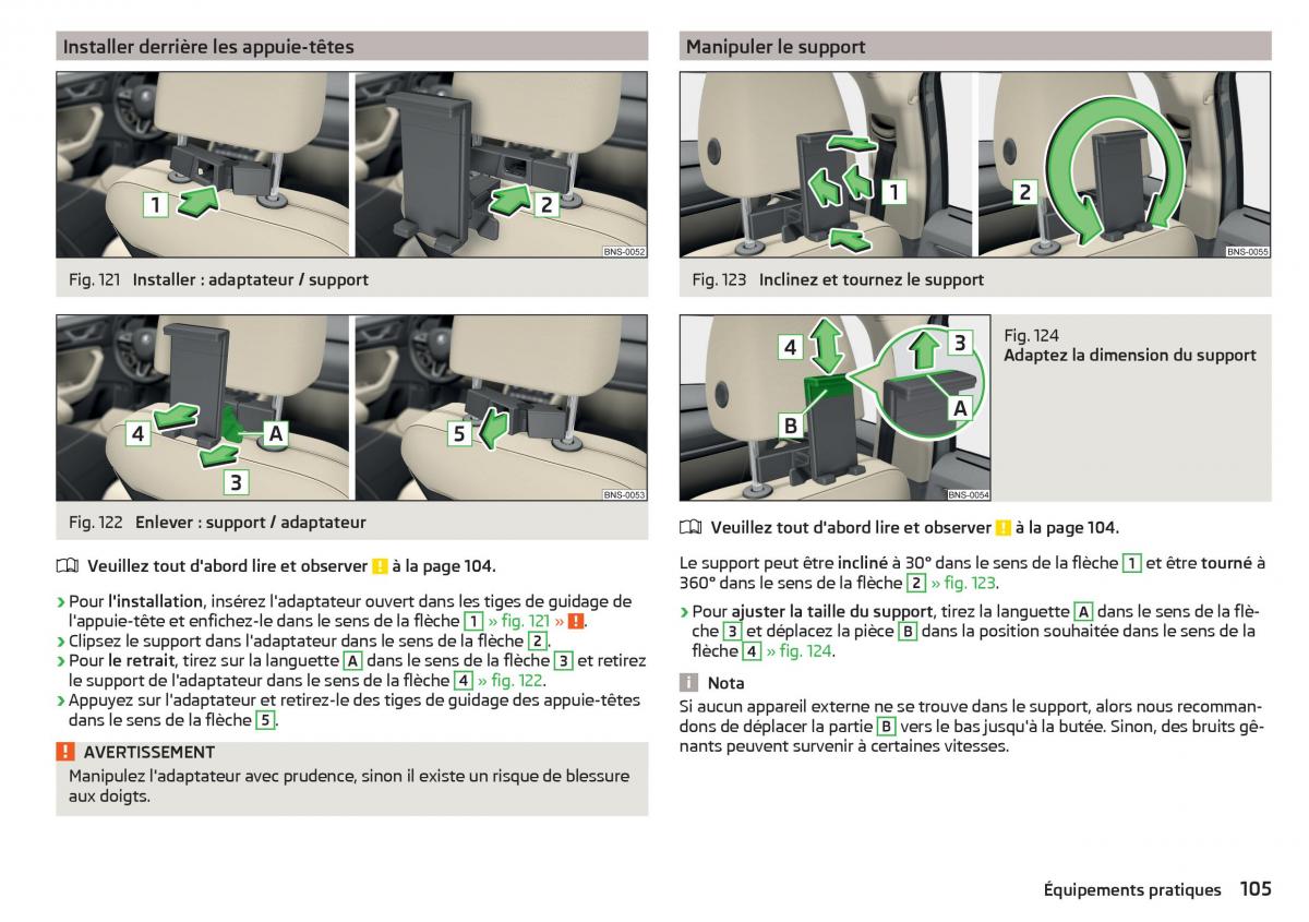 Skoda Kodiaq manuel du proprietaire / page 107