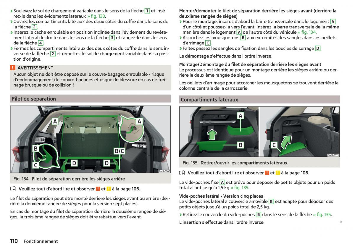 Skoda Kodiaq manuel du proprietaire / page 112