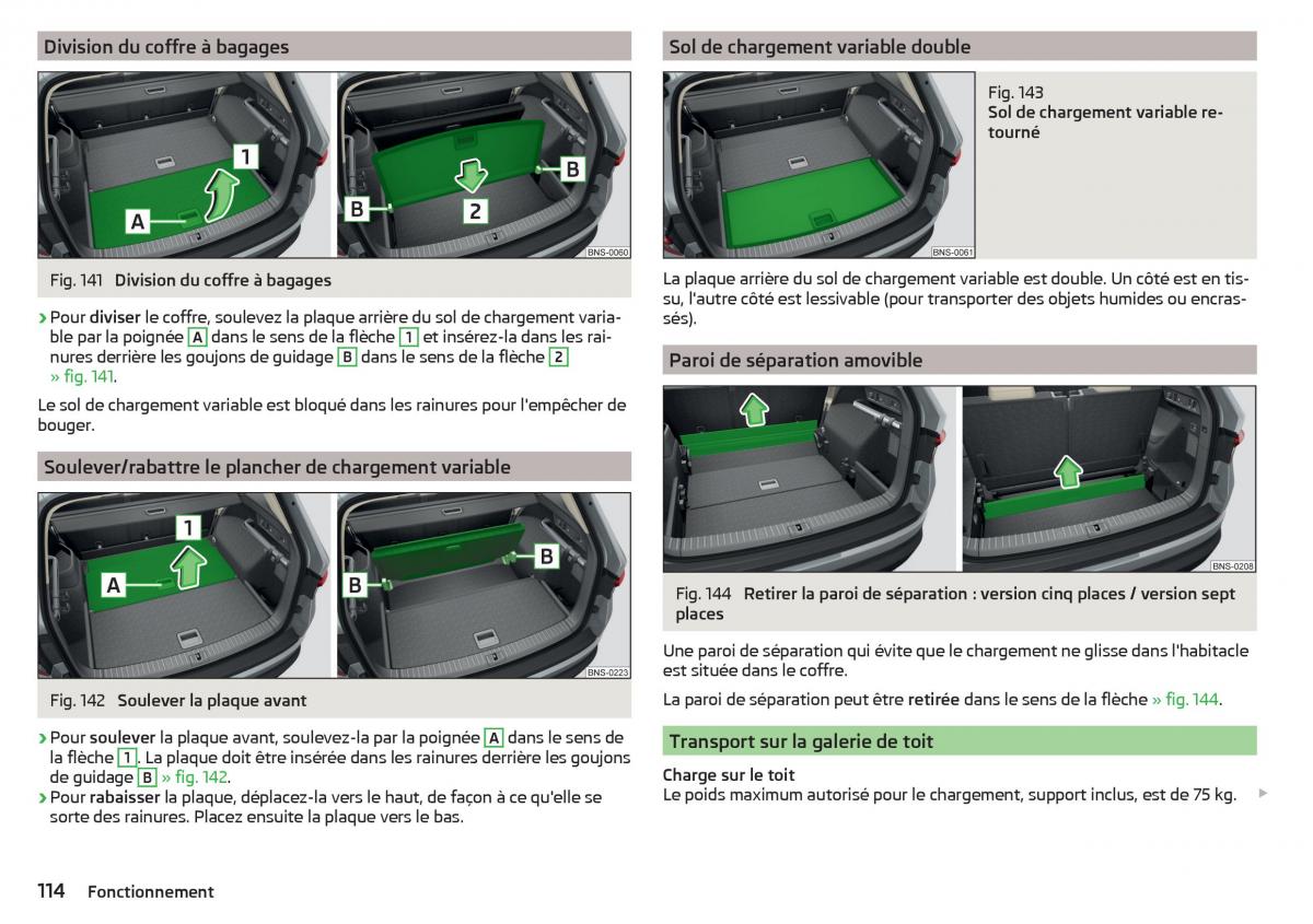 Skoda Kodiaq manuel du proprietaire / page 116