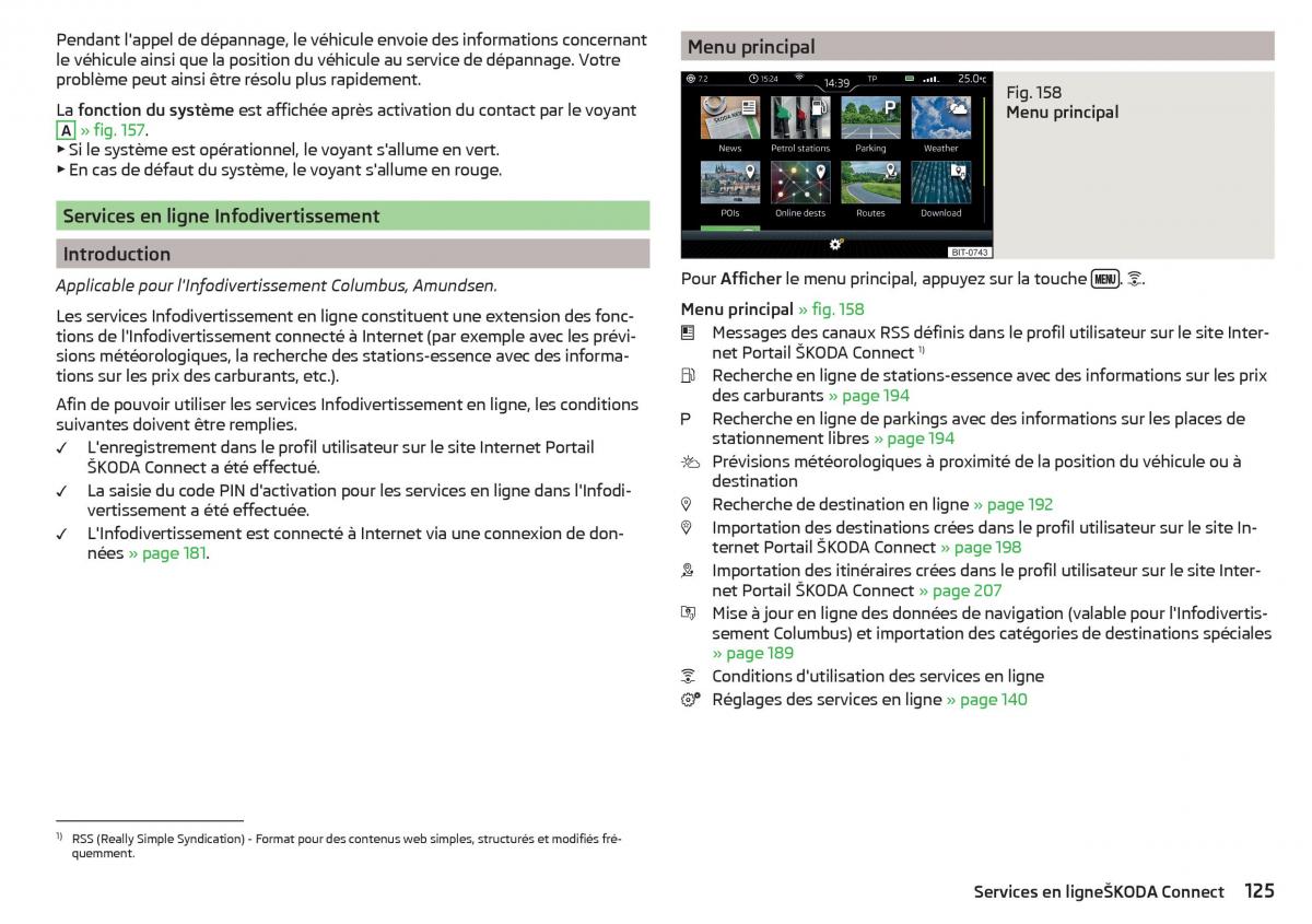 Skoda Kodiaq manuel du proprietaire / page 127