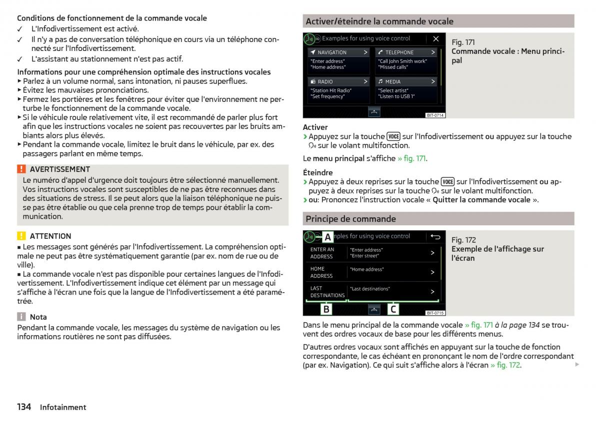 Skoda Kodiaq manuel du proprietaire / page 136