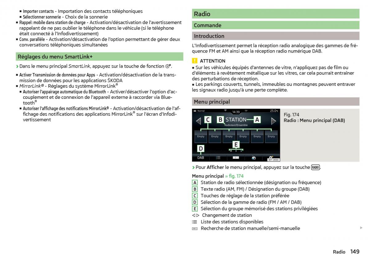 Skoda Kodiaq manuel du proprietaire / page 151