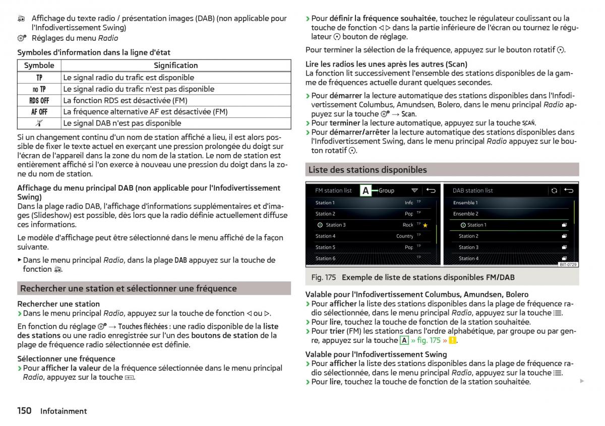 Skoda Kodiaq manuel du proprietaire / page 152