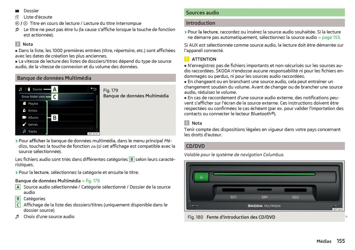 Skoda Kodiaq manuel du proprietaire / page 157