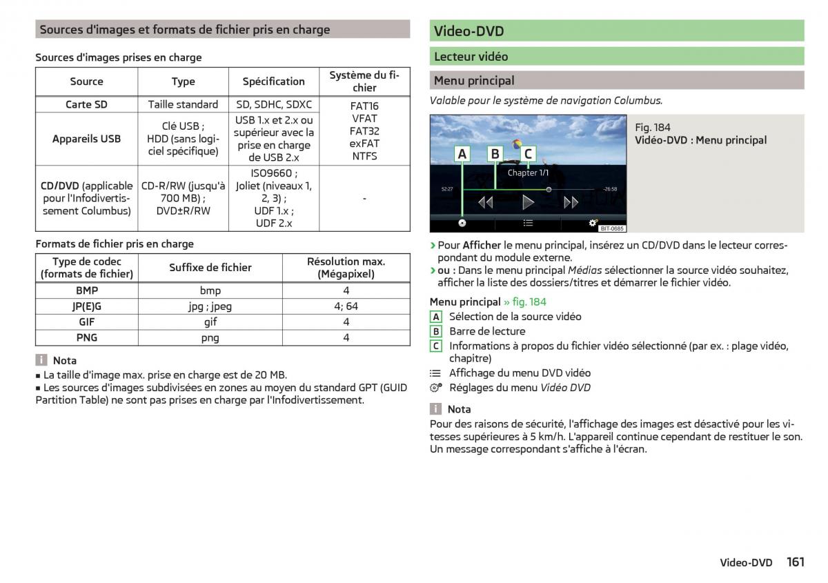 Skoda Kodiaq manuel du proprietaire / page 163