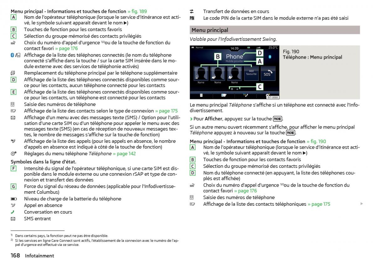 Skoda Kodiaq manuel du proprietaire / page 170